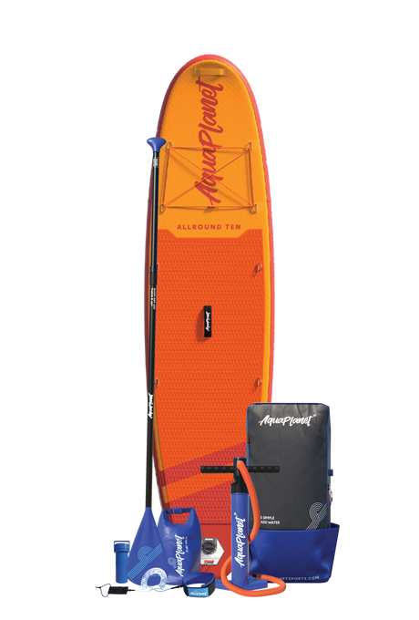 Pacchetto tavola gonfiabile Aquaplanet ALLROUND TEN 10' - arancione