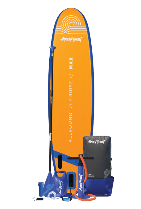 Pacchetto tavola gonfiabile Aquaplanet MAX 10'6″ - arancione