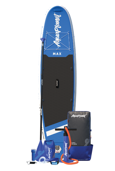 Pacchetto tavola gonfiabile Aquaplanet MAX 10'6″ - blu