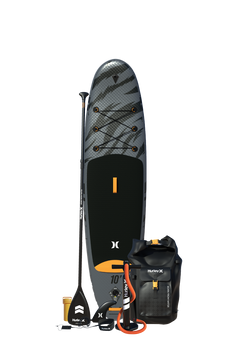 Pacchetto gonfiabile Paddle Board Hurley Advantage Black Tiger 10'