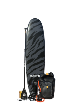 Pacchetto gonfiabile Paddle Board Hurley Advantage Black Tiger 10'