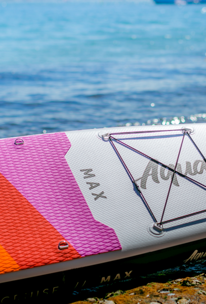Pacchetto Paddle Board gonfiabile Aquaplanet MAX 10'6″ - Arcobaleno