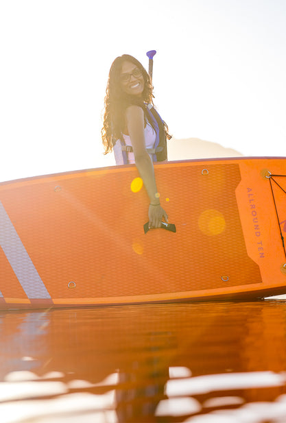 Pacchetto tavola gonfiabile Aquaplanet ALLROUND TEN 10' - arancione