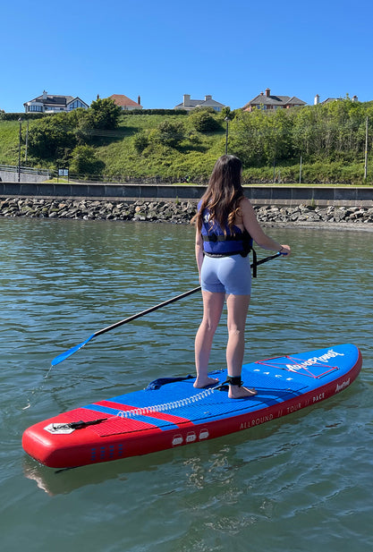Aquaplanet PACE 10'6″ Pacchetto Paddle Board Gonfiabile - Rosso/Blu