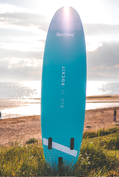 Aquaplanet ROCKIT 10'2" Pacchetto Paddle Board Gonfiabile - Blu