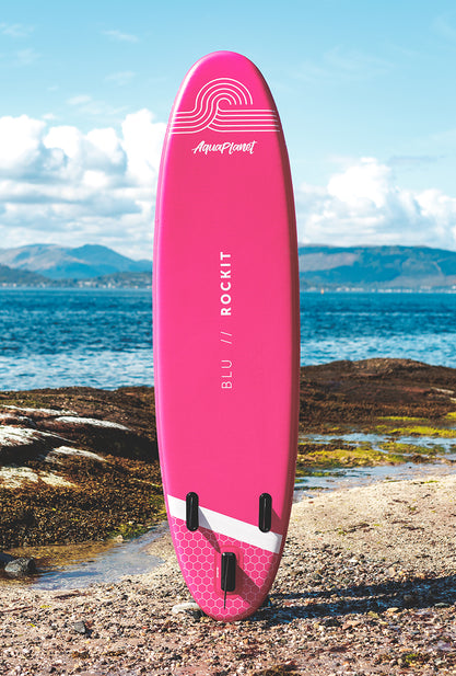 Pacchetto tavola da paddle gonfiabile Aquaplanet ROCKIT 10'2" - rosa